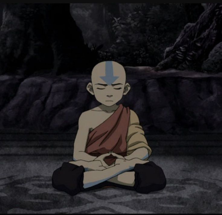 Avatar aang meditando
